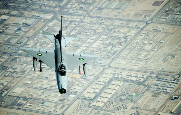 Picture flight, the city, Chengdu, the view from the top, training, jet, Chinese, F-7