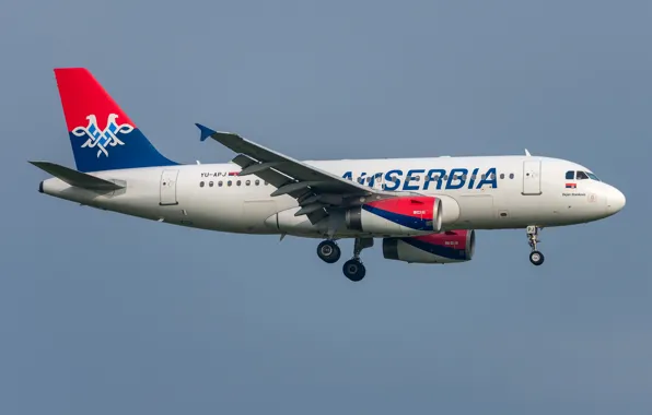 Airbus, A319-100, Air Serbia