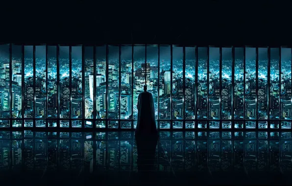 The city, Window, Batman