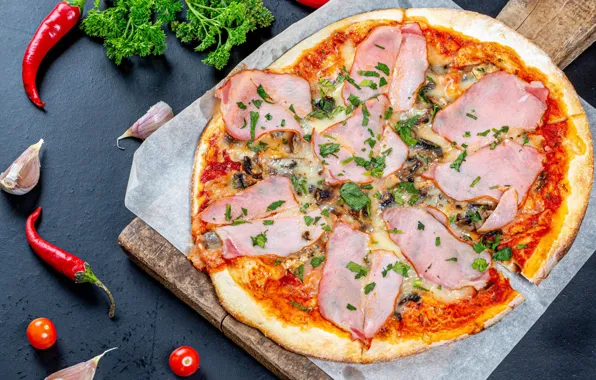 Cheese, Board, pepper, vegetables, pizza, cakes, pizza, filling