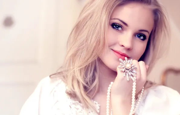 Girl, decoration, face, makeup, blonde