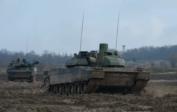 Picture MBT, French Army, Leclerc, Leclerc, AMX-56, AMX-10RC, MBT, The armed forces of France