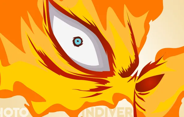 Eyes, fire, Boku no Hero Academy, My Hero Academia, My Hero Academy, Todoroki