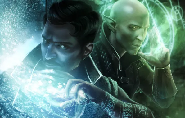 Magic, Dragon Age: Inquisition, Dorian Pavus, Solas, SOLAS, Dorian