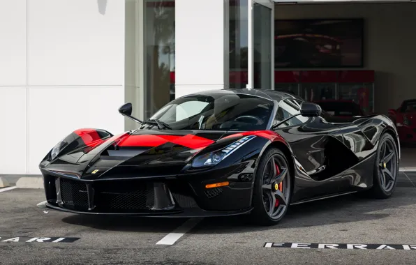 Picture Black, ferrari, laferrari