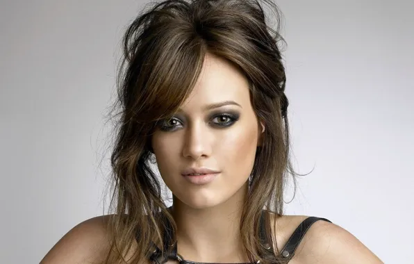 Picture girl, model, makeup, actress, singer, Hilary Duff, Hilary Duff, hair