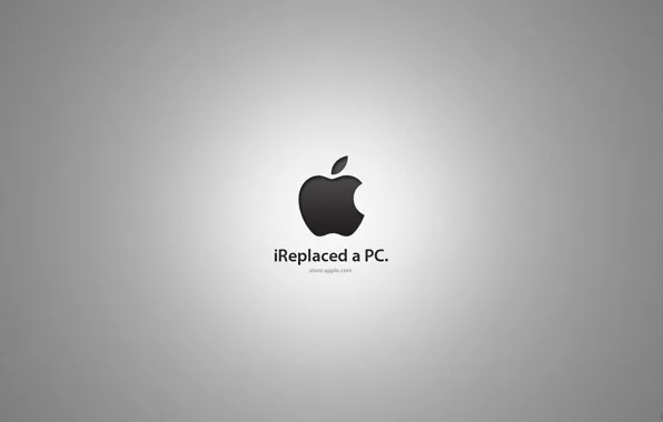Apple, mac, logo, ireplaced a pc