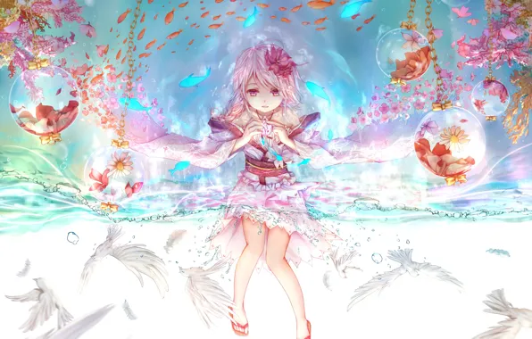 Decoration, anime, art, girl