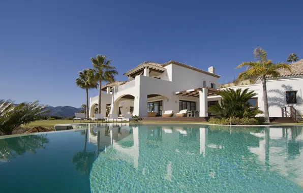 House, Villa, pool
