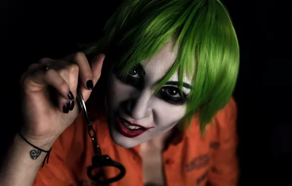 Joker, cosplay, portrait