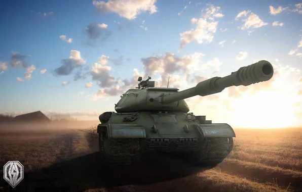 The sky, tank, USSR, USSR, tanks, WoT, World of tanks, tank