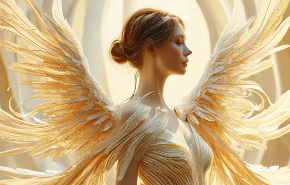 Girl, Girls, Gold, Pastel