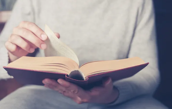 Book, Page, Leaves