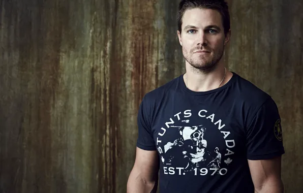 T-shirt, actor, male, Arrow, Oliver Queen, Arrow, Stephen Amell, Oliver Queen