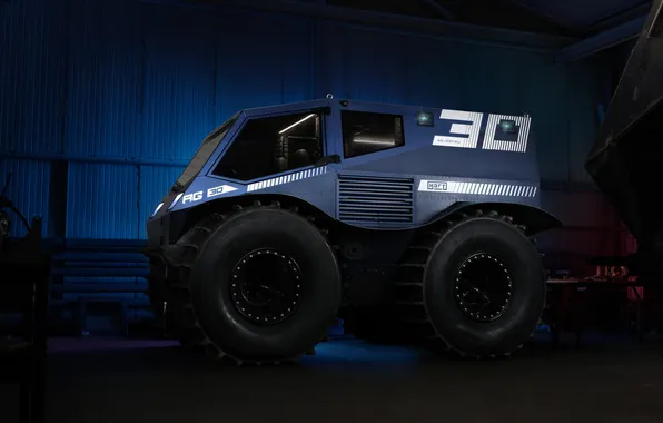 Garage, Rover, big wheels, ISGT