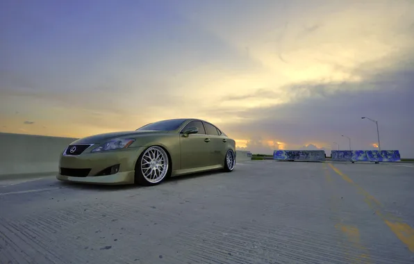 Picture the sky, sunset, lexus is 250