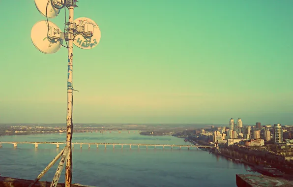 The city, Ukraine, Sail, Dnepropetrovsk, Dnepr