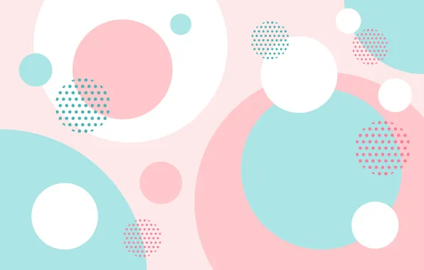 Circles, abstraction, background