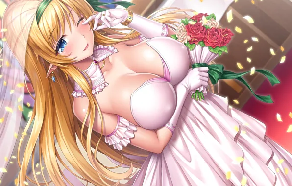 Art, Beauty, The bride, Veil, lambda