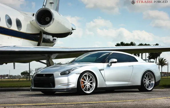 Picture nissan, gtr, Forged, Strasse
