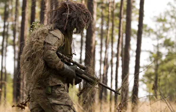 Weapons, army, soldiers, sniper