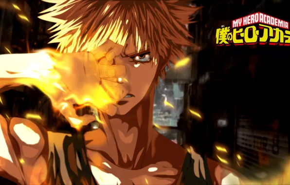 Anime, art, guy, Boku no Hero Academy