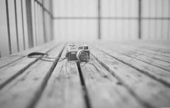 Background, Wallpaper, black and white, the camera, picture, image, Canon