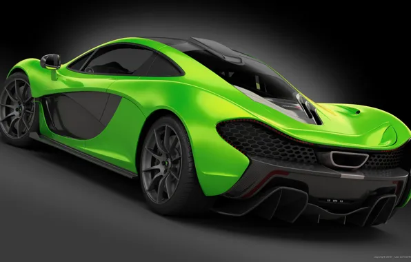 Picture Concept, McLaren, Green, Supercar