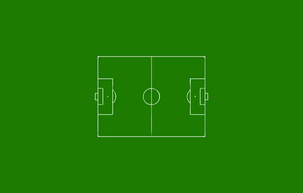 Picture football, green background, stadium, stadium, football, football field, minimalism., green background