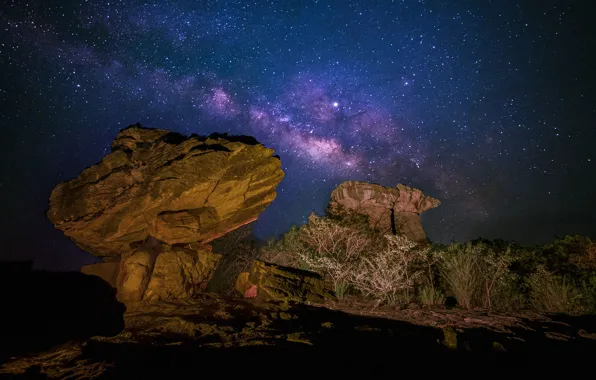 Stones, rocks, stars, The Milky Way