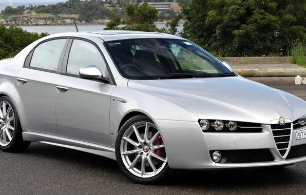 Alfa Romeo, Front, Alfa, Romeo, 159, Silver, Alfa Cars, Alfa 159