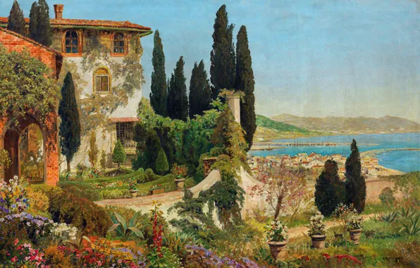 Picture Flowers, Water, Home, Trees, Picture, Coast, Alois Arnegger, Alois Arnegger