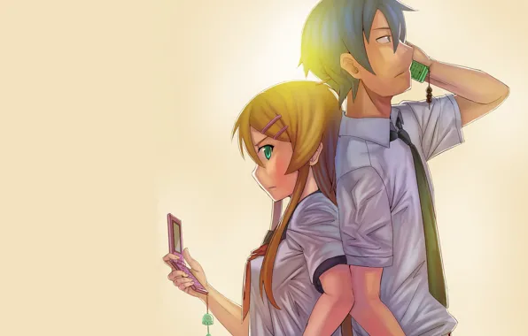 Anime, art, two, Oreimo