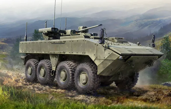 Russia, the armed forces of Russia, Boomerang-BM, Sergey Karataev, BMP K-17 "Boomerang"