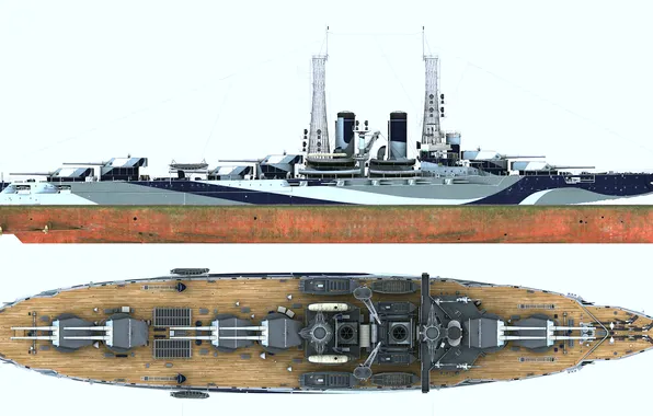 Ship of the line, US NAVY, USS Arkansas, The year 1912