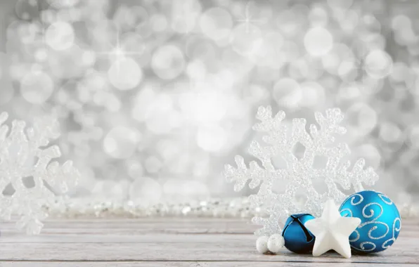Picture decoration, snowflakes, holiday, balls, new year, tape