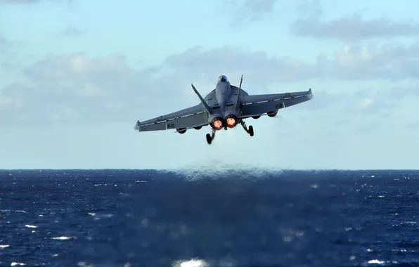 Picture weapons, the plane, An FA-18E