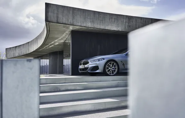 Picture coupe, BMW, ladder, stage, Gran Coupe, 8-Series, 2019, the four-door coupe