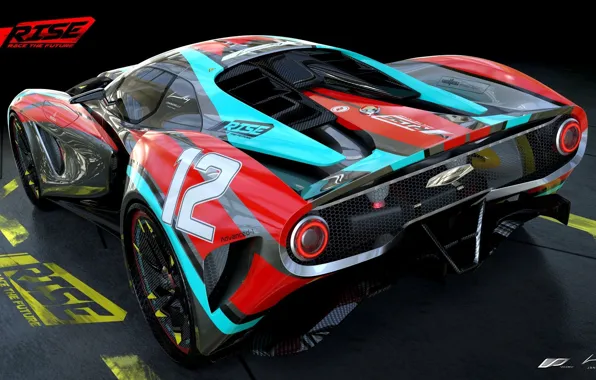 Car, wallpaper, silver, sport, red, game, supercar, design
