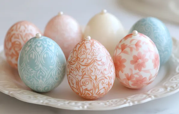 Holiday, eggs, spring, Easter, eggs, AI art, neural network