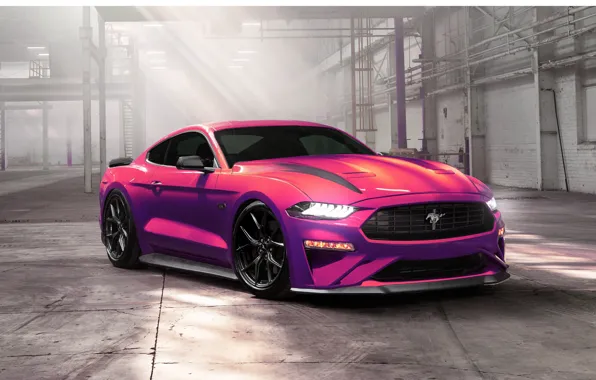 Picture Mustang, Ford, Auto, Machine, Purple, Ford Mustang, Transport & Vehicles, 2020 Ford Mustang Ecoboost