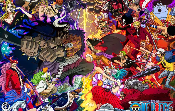 Wallpaper game, pirate, anime, one piece, dragon, asian, manga