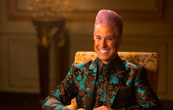 Picture The Hunger Games:Mockingjay, The hunger games:mockingjay, Stanley Tucci, Caesar Flickerman