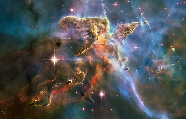 Space, nebula, NASA, Hubble, starkiteckt