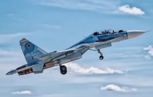 Russia, Moscow, Sukhoi Su-30SM, Kubinka