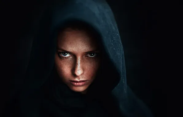 Portrait, freckles, George Chernyadev, The Dark Side of Yulia