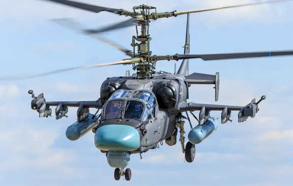 Picture Helicopter, Russian, Alligator, Shock, Hokum B, Vladislav Perminov, KA-52