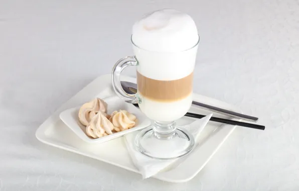 Picture Cappuccino, Marshmallows, Foam