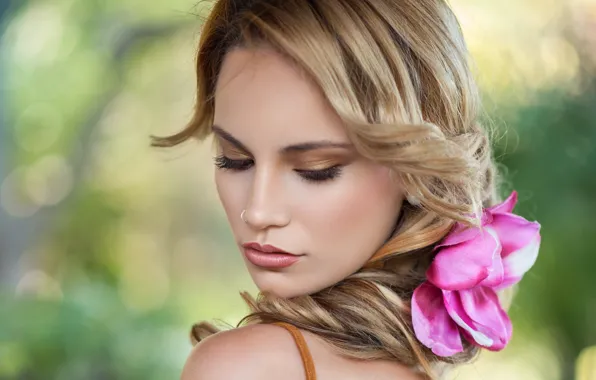 Picture look, girl, portrait, Marina Martos