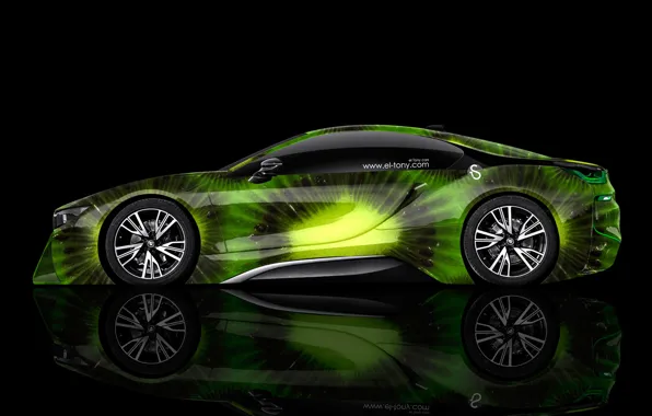 Black, BMW, BMW, Background, Kiwi, Kiwi, Green, Photoshop